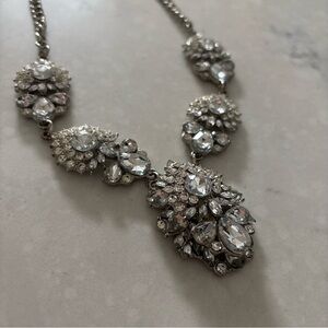 Statement Necklace - Faux crystal/diamonds